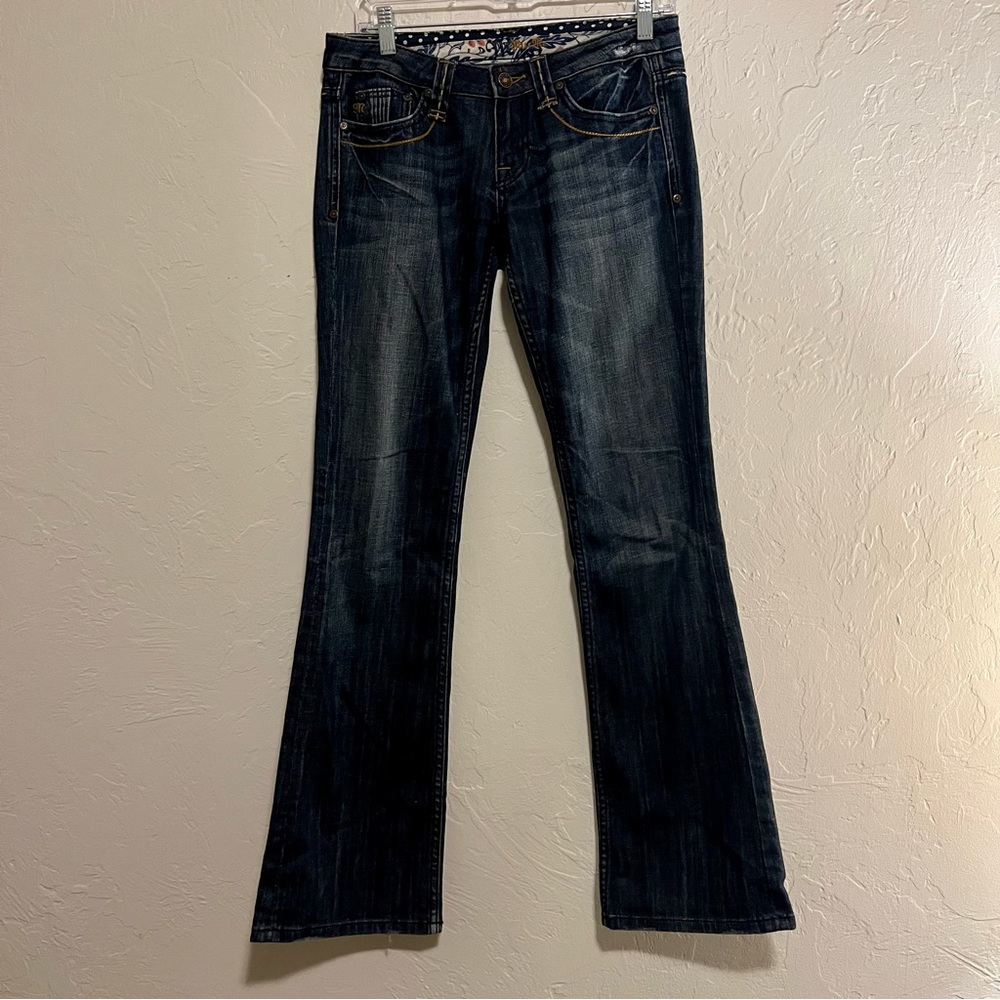 Womens Miss Me Jeans Style Modelo Bootcut Wash Dark Size 27